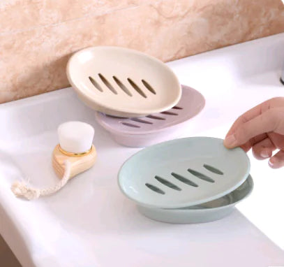 Elegant Drainage Soap Dish for Bathroom and Sink
