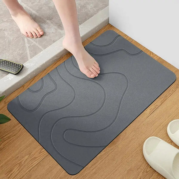 Quick-Dry Stone Bath Mat